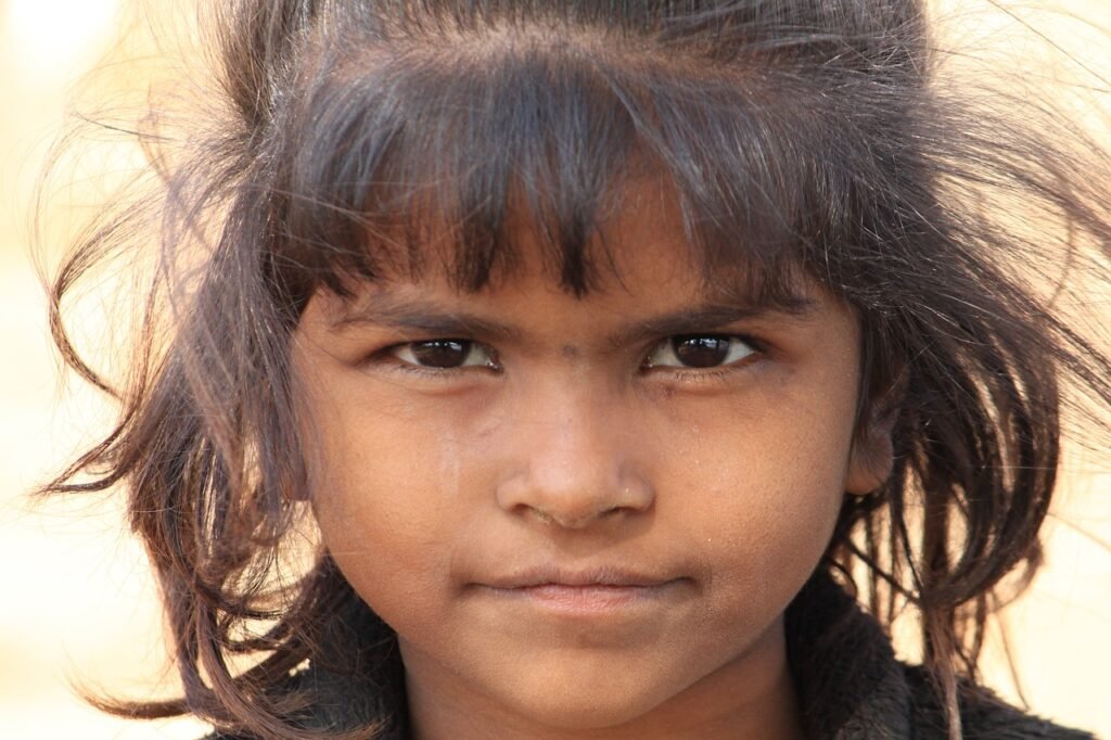 poor girl, happy, girl
